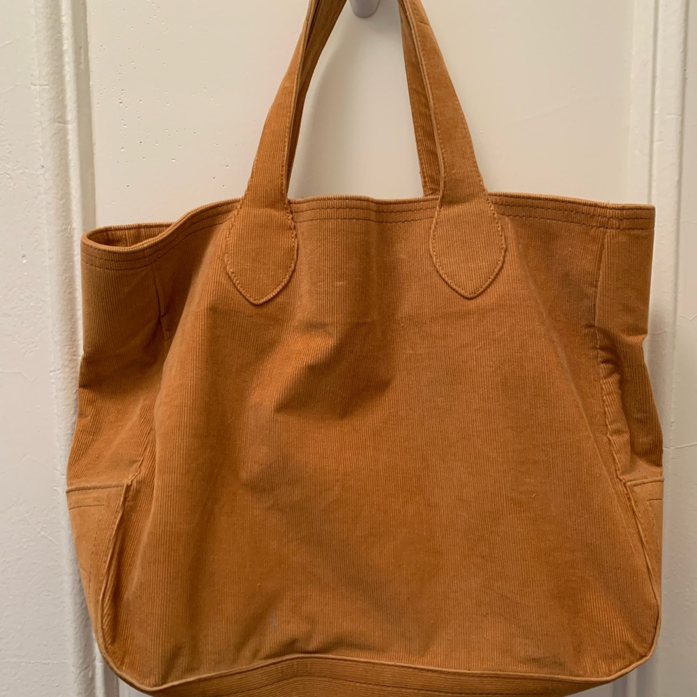Corduroy tote